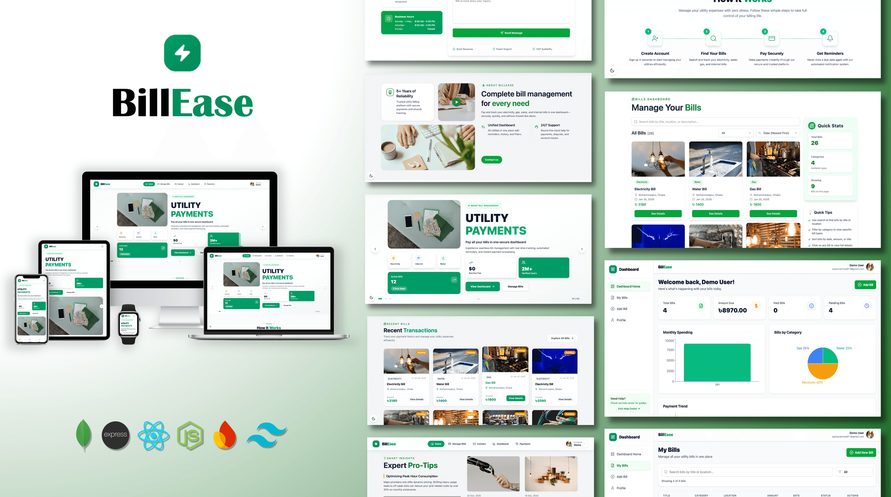 BillEase – Utility Bill Management System